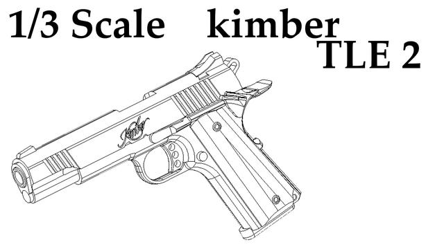1/3スケール M1911　Kimber TLR2
