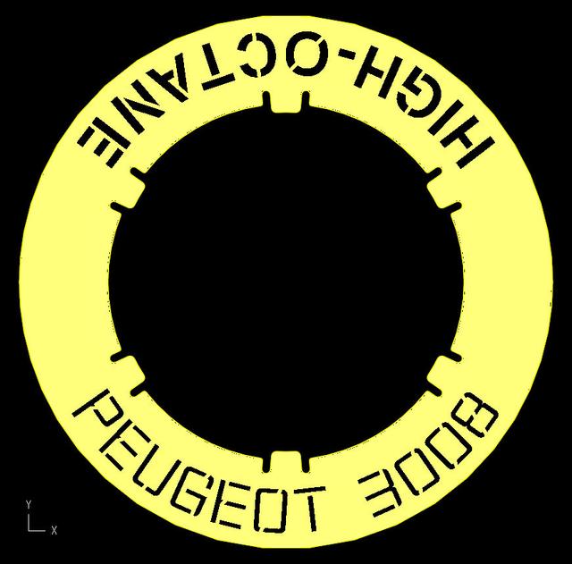 フューエルリング PJ-1001　PEUGEOT 3008用