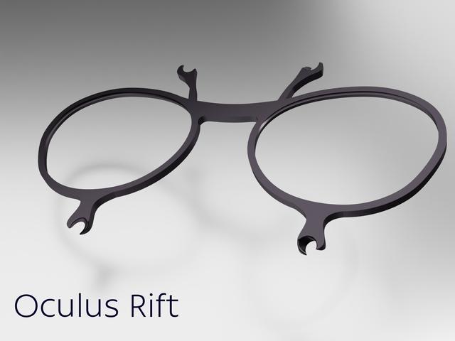 Oculus Rift用メガネフレーム