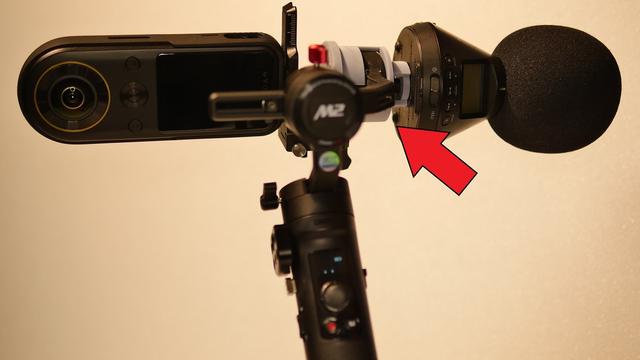 ZHIYUN CRANE M2用カウンターウェイト・マイクホルダー