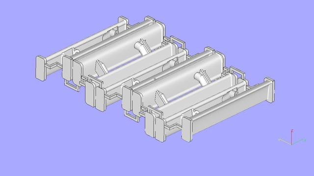 ミニッツ　マクラーレンP1用リヤウイング　Type B　10個セット