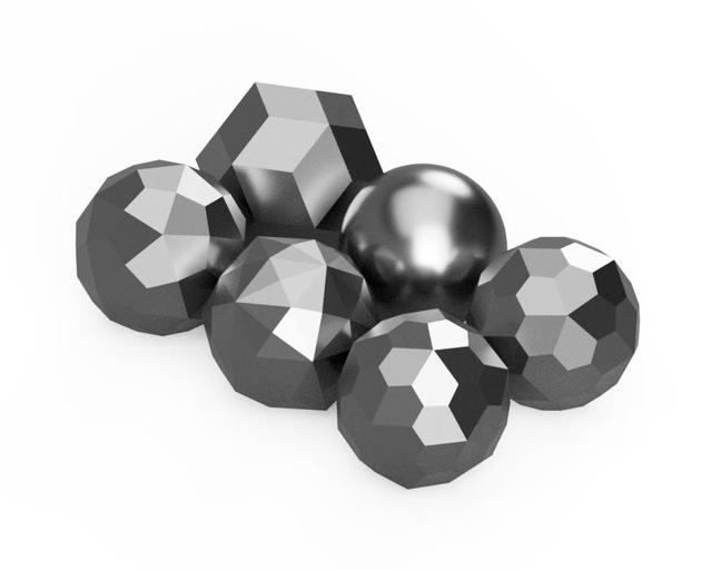 内接球直径2cm多面体セット　カタラン立体　二十十二面体系双対編