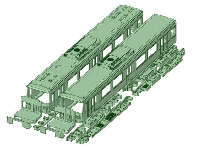 破損了承　1/80  創意工夫　ローカル線新型電車.stl