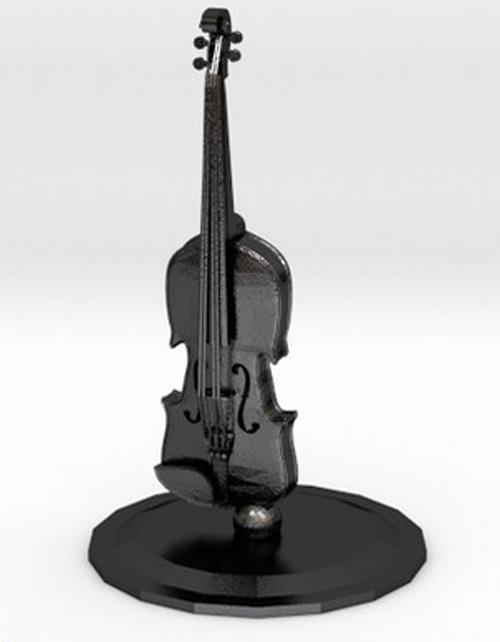 ヴァイオリンの置き物