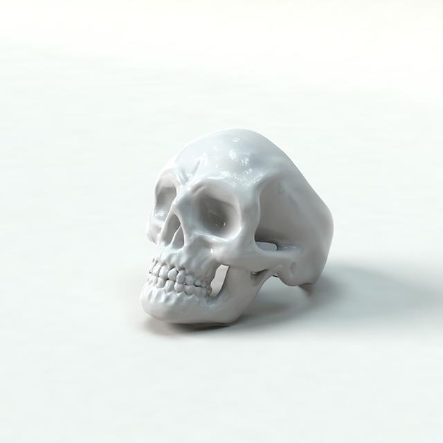 スカルリング #15 Skull ring.