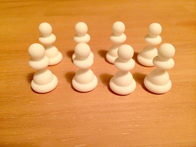 チェス駒（ポーン8つのセットです。）pawn set