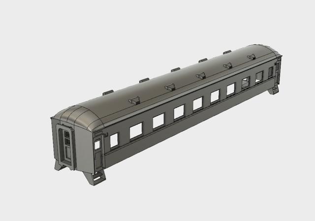 南満州鉄道 客車 ロ3 (一重丸屋根)