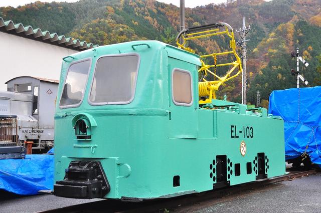 八茎鉱山、ニチユ製EL-103(ナローゲージ、HOナロー、鉄道模型)