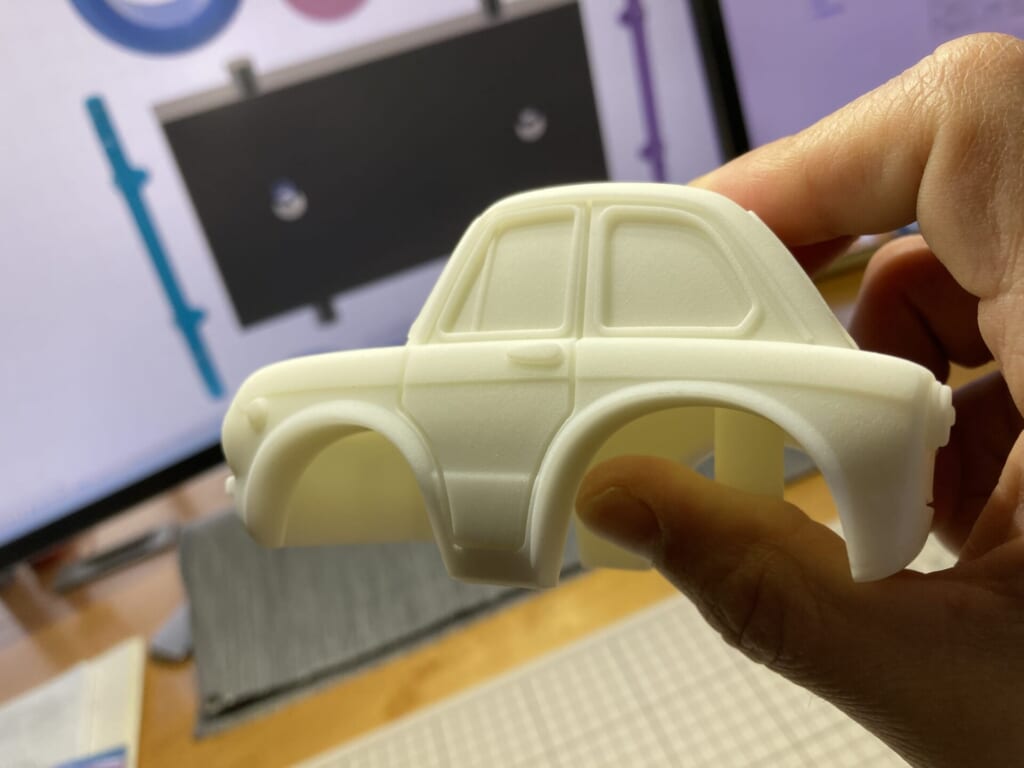 3Dプリンター　クルマ　模型
