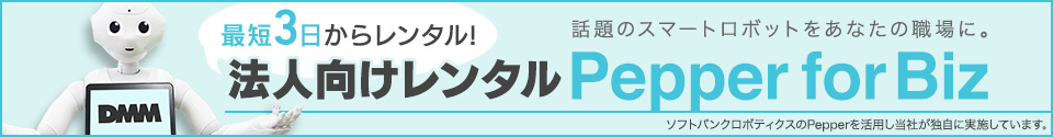 Pepper for biz法人レンタル